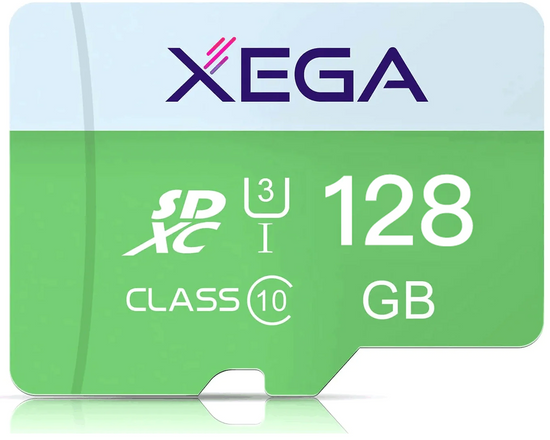 Xega 64G/128G Memory Card, UHS-I Flash SD Card, High Speed Up to 100MB/s, Class 10, U3, V30, A1, EXFAT TF Card