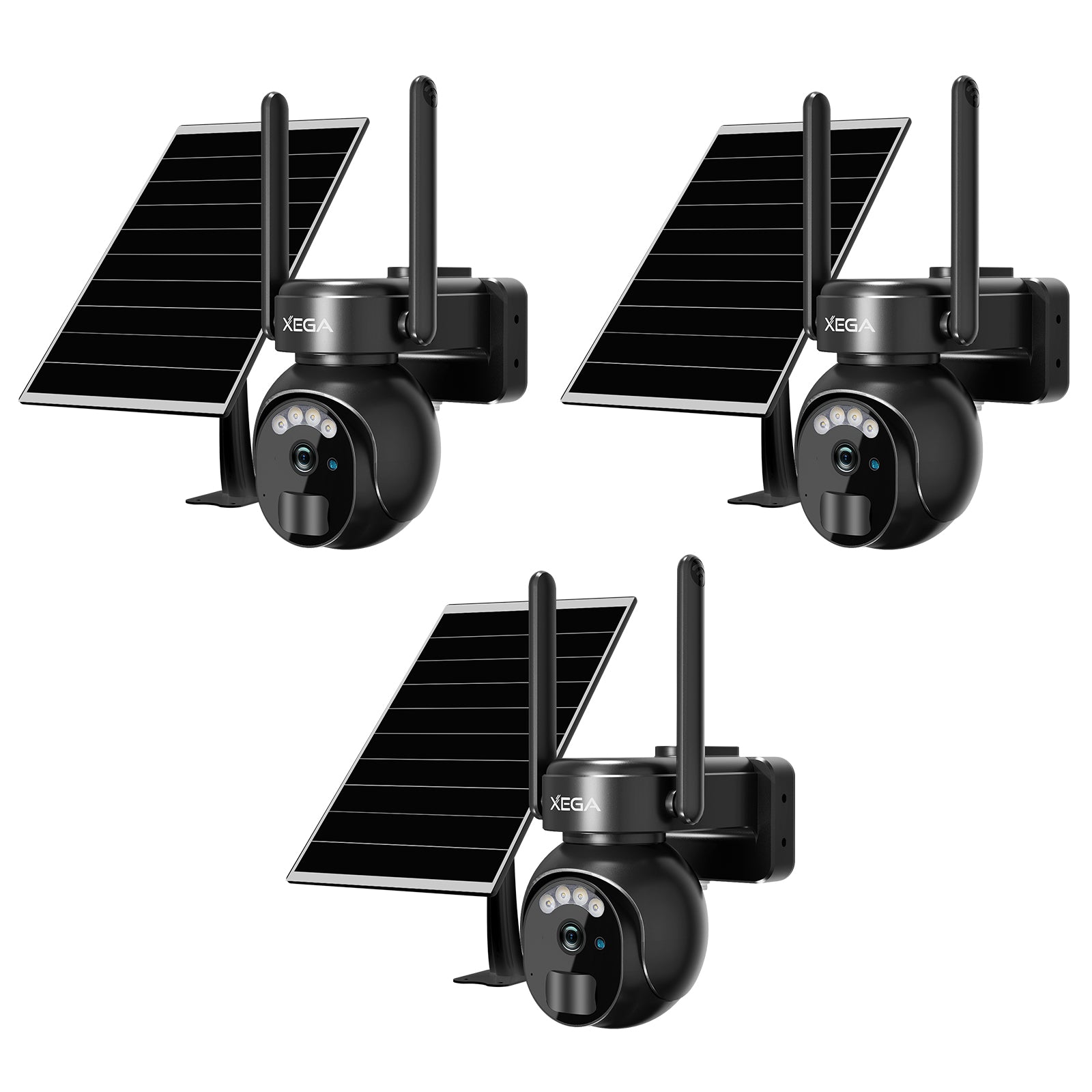 XEGA 4G LTE Cellular Security Camera Solar Powered Outdoor