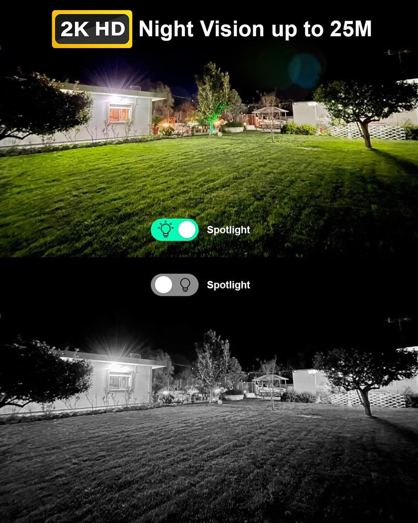 Xega 4G LTE Cellular Security Camera with SIM Card, Solar Powered Wireless Outdoor Camera Works Without WiFi, PTZ Motion Detection Spotlight & Siren Alert SD & Cloud Storage