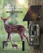 Xega 4G LTE Cellular Trail Camera, Solar Wildlife Camera with Night Vision Motion Activated, 0.2s Wake-up, 7800mAh Rechargeable Battery, Color Night Vision No Glow 950nm IR LEDs, IP66 Weaterproof