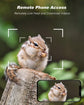 4G Cellular Solar Powered Wildlife Camera with SIM Card,2K Trail Camera Outdoor, No WiFi Game Cam with Remote Access Night Vision Live Streaming Motion Detection,Data Plan Subscription Required
