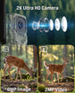 Xega 4G Cellular Trail Camera with Livestreaming,3 PIR Sensor 120°Vison,7800mAh Battery, No Glow Night Vision,No WiFi Game/Deer Camera for Wildlife,Instant Alarm,2-Way Talk,GPS IP66,Build-in SIM Card