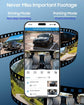 XEGA 4G Dual Dash Cam with Live View OBD Powered Anti Vandalism Car Camera, 2K HD, 24/7 Sentry Mode, APP Alert, GPS Tracking, No WiFi No Screen, Non-replaceable Built-in SIM Card