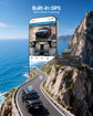 XEGA 4G Dual Dash Cam with Live View OBD Powered Anti Vandalism Car Camera, 2K HD, 24/7 Sentry Mode, APP Alert, GPS Tracking, No WiFi No Screen, Non-replaceable Built-in SIM Card