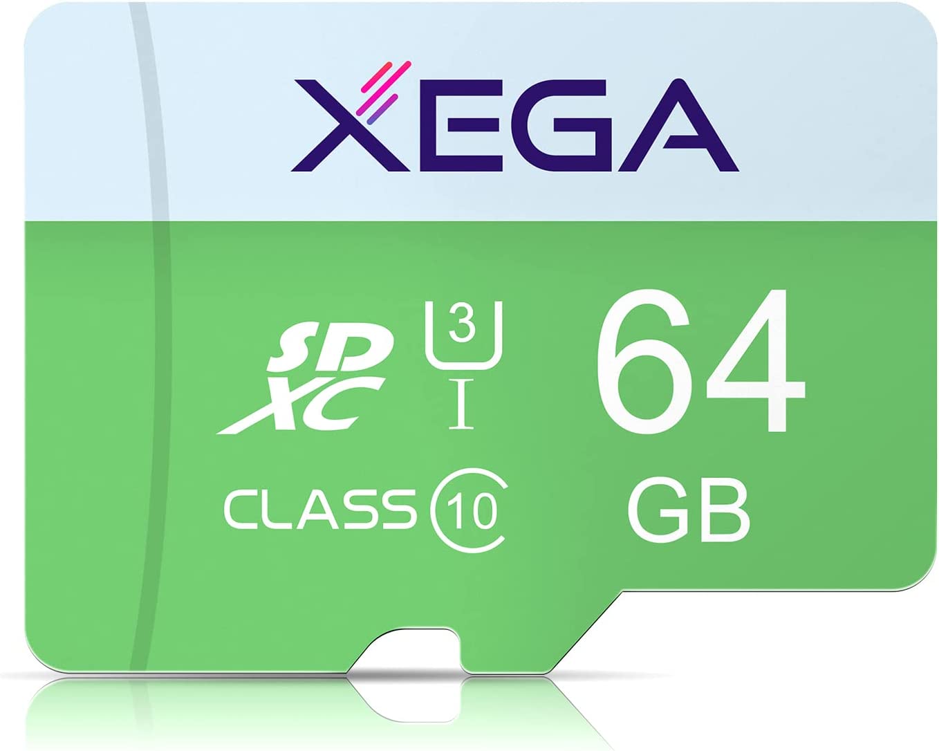 Xega 64G/128G Memory Card, UHS-I Flash SD Card, High Speed Up to 100MB/s, Class 10, U3, V30, A1, EXFAT TF Card